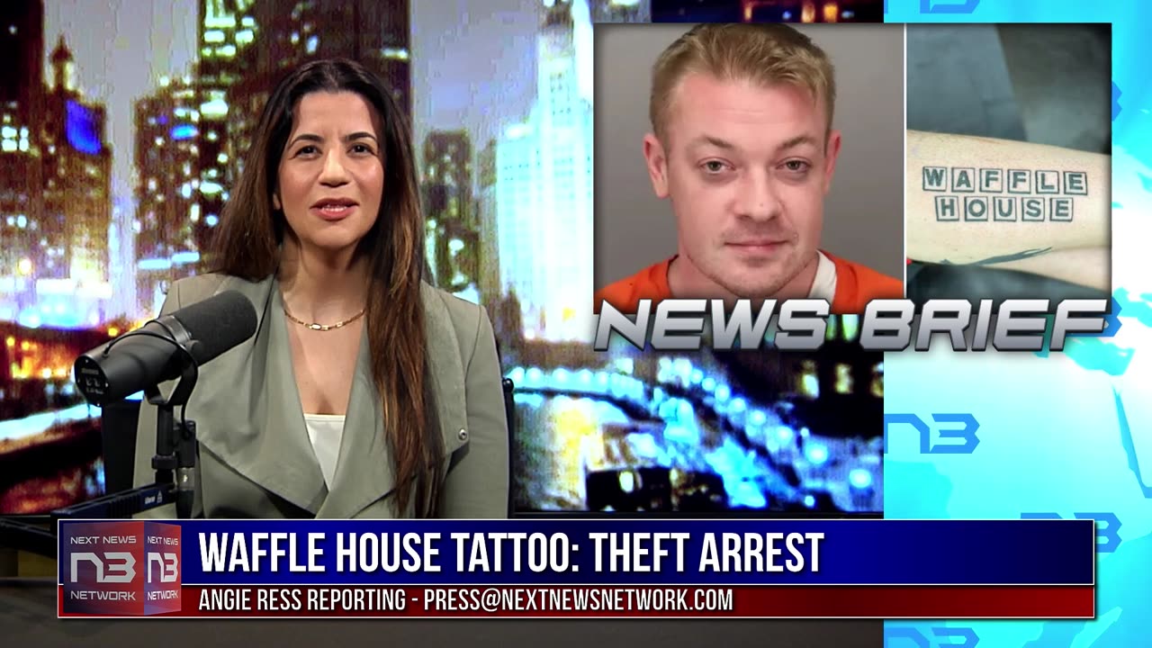 Man Arrested Over Unpaid Waffle House Tattoo