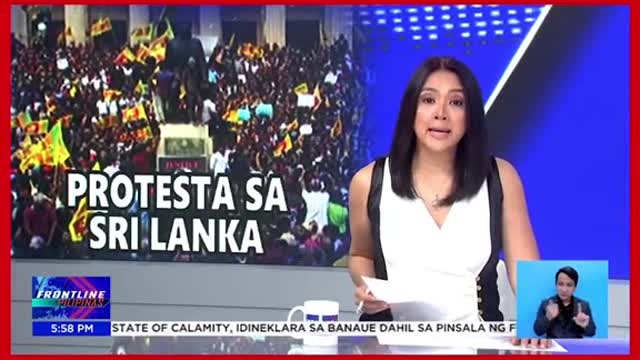 Mga nagpoprotesta saSri Lanka, niluso,inokupa ang