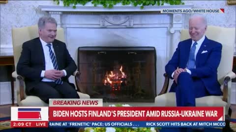 Finland President publicly HUMILIATES Biden during meeting