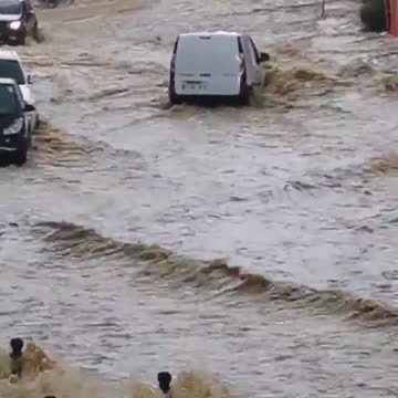 Heavy rains cause unreal flash floods in Ajaccio, Corsica