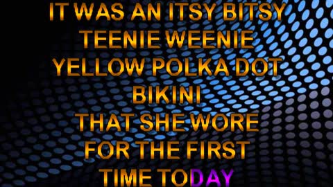 kbkarakokeking Itsy Bitsy Teenie Weenie Yellow Polkadot Bikini
