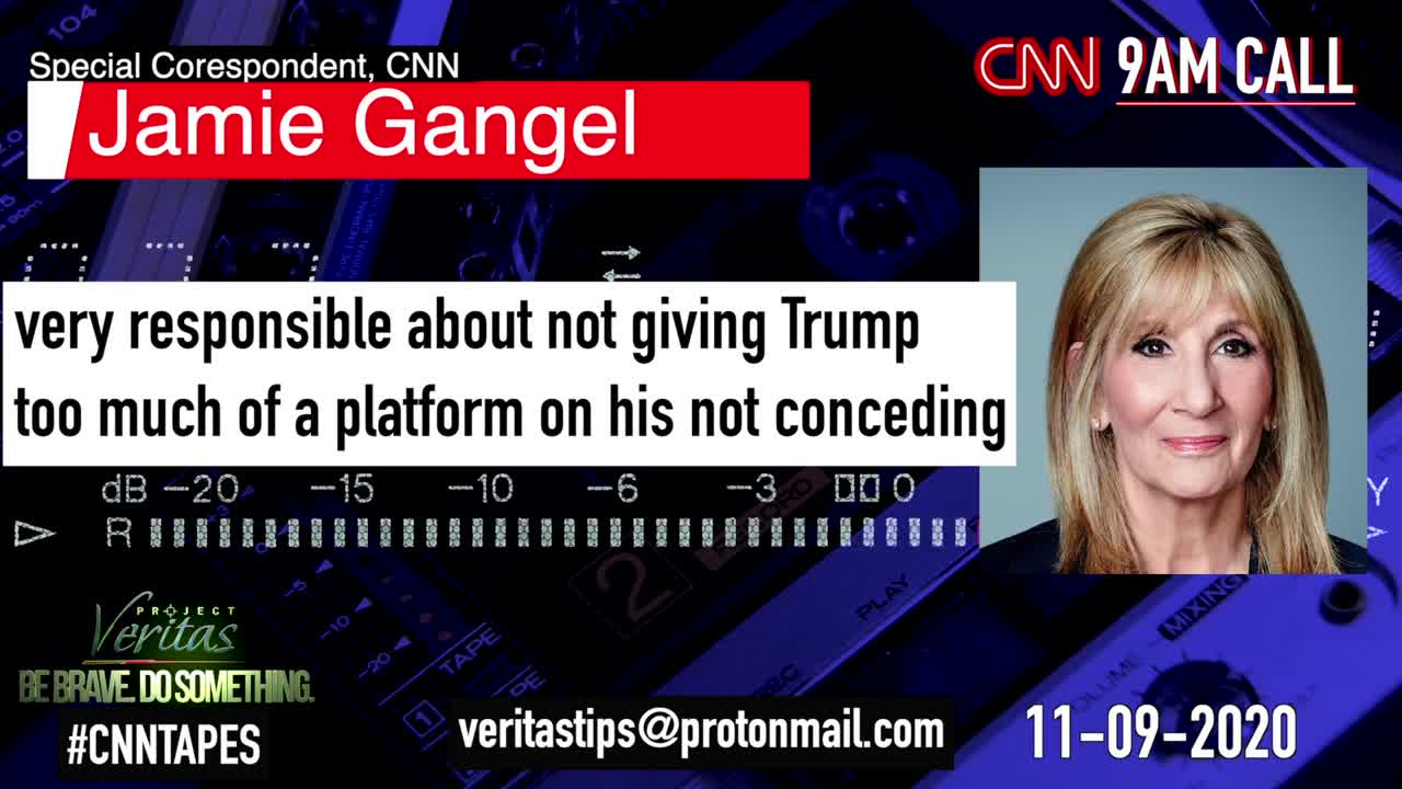 (2) CNN's Jamie Gangel Details How CNN Network Should Cover Up Trump’s Contested Election Claims