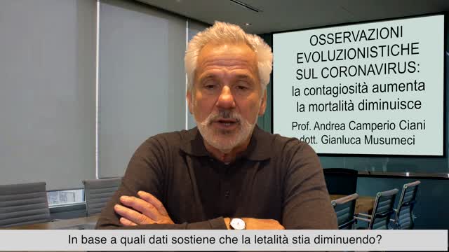 Osservazioni evoluzionistiche sul coronavirus