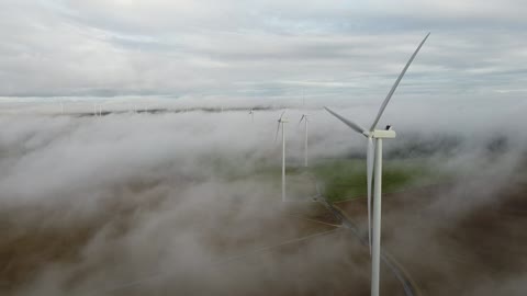 very beautiful wind mill