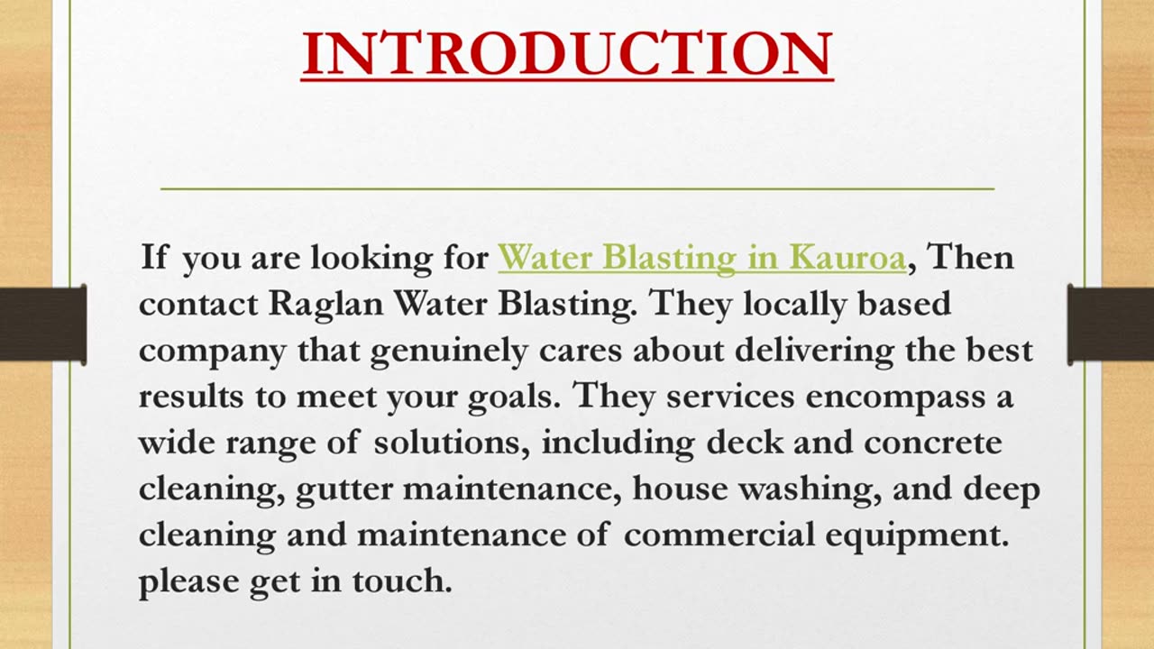 Best Water Blasting in Kauroa