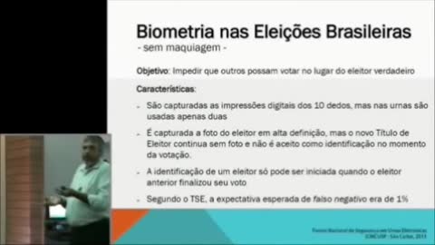 Amílcar Brunazo Filho - Primeiro Fórum Nacional De Segurança Em Urnas Eletrônicas Parte 3