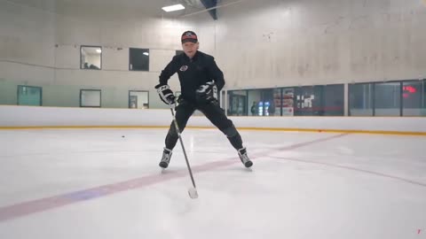 After learning the hockey stance,