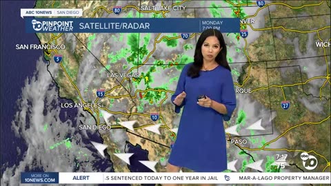 ABC 10News Pinpoint Weather for Mon. July 31, 2023