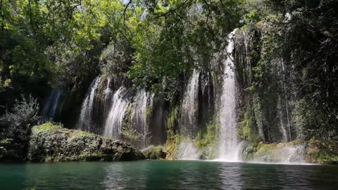 Amazing Nature __ Drone __ Waterfall __ Aerial View