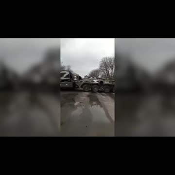 Another Russian convoy destroyed by Ukrainian army
