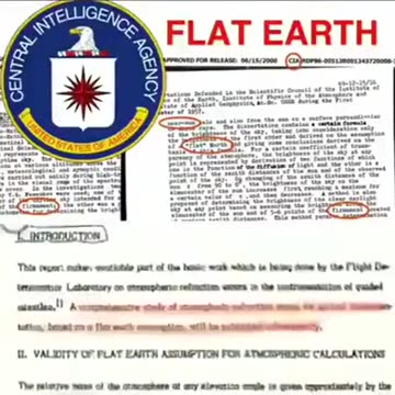 IF EARTH IS A GLOBE 🤔🗺️😳 WHY DO NASA AND CIA DOCUMENTS CLAIM THAT IT IS FLAT AND STATIONARY❓