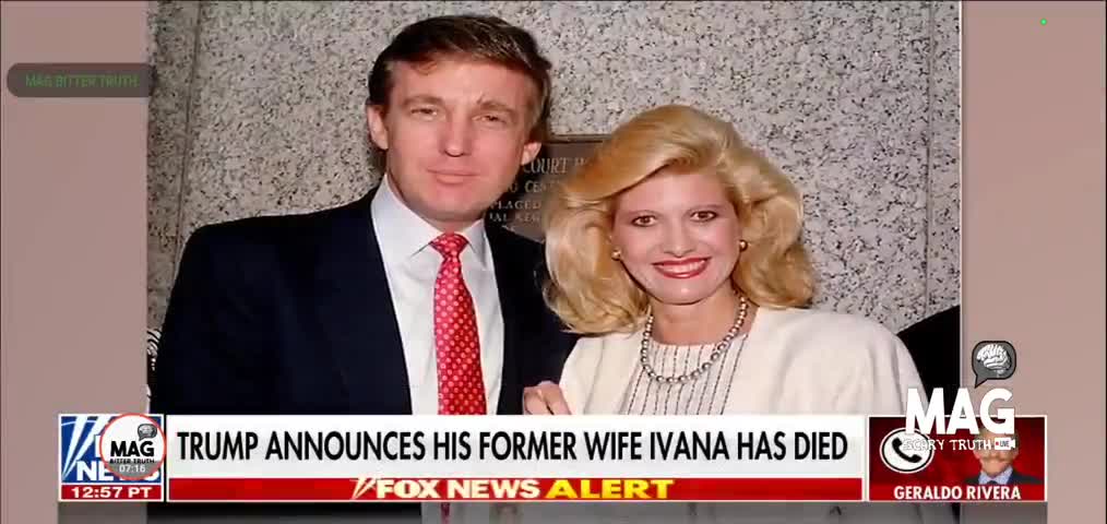 "PRAY FOR DONALD TRUMP" HIS EX-WIFE IVANA TRUMP JUST DIED