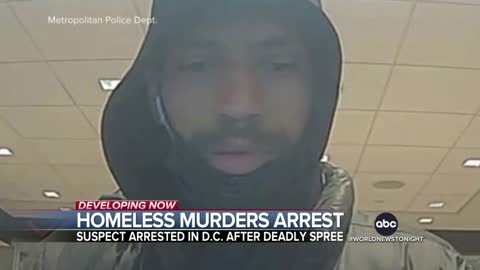 Suspect arrested for allegedly shooting homeless men