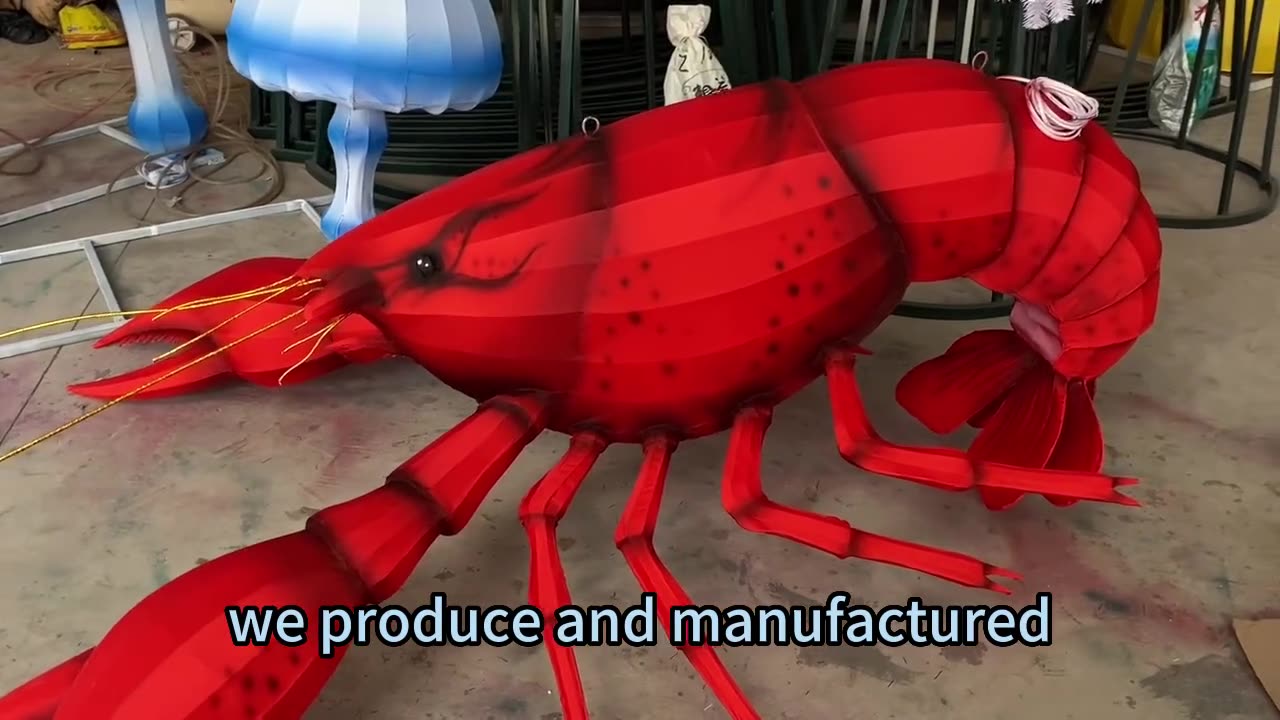 Lobster Lantern light production is completed! #Hoyechi
