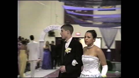 2000-01 WPHS Vids 118 Prom 084 Grand March Couple 57 by Glenn Strader