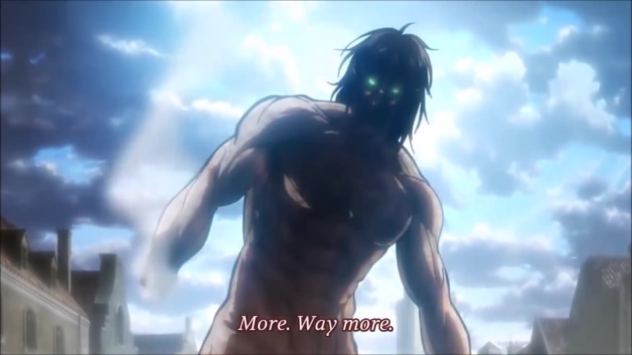 AOT Eren first transformation