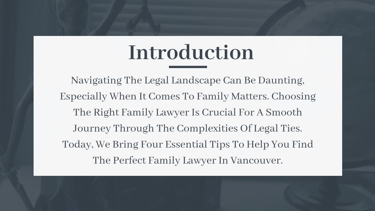 Family Lawyer Vancouver