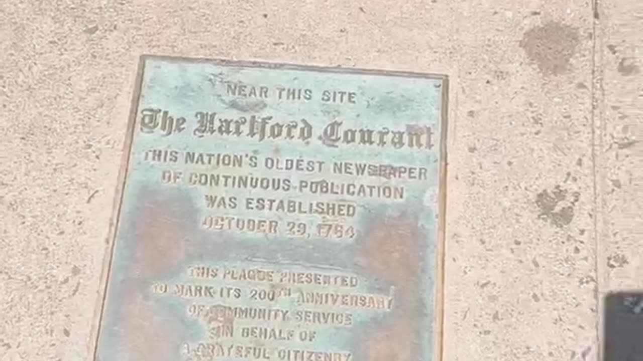 Oldest Media Outlet In America #HartfordCourant