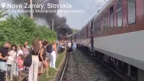 Train collides with bus near Nové Zámky Slovakia, killing 5 people and injuring 4 others