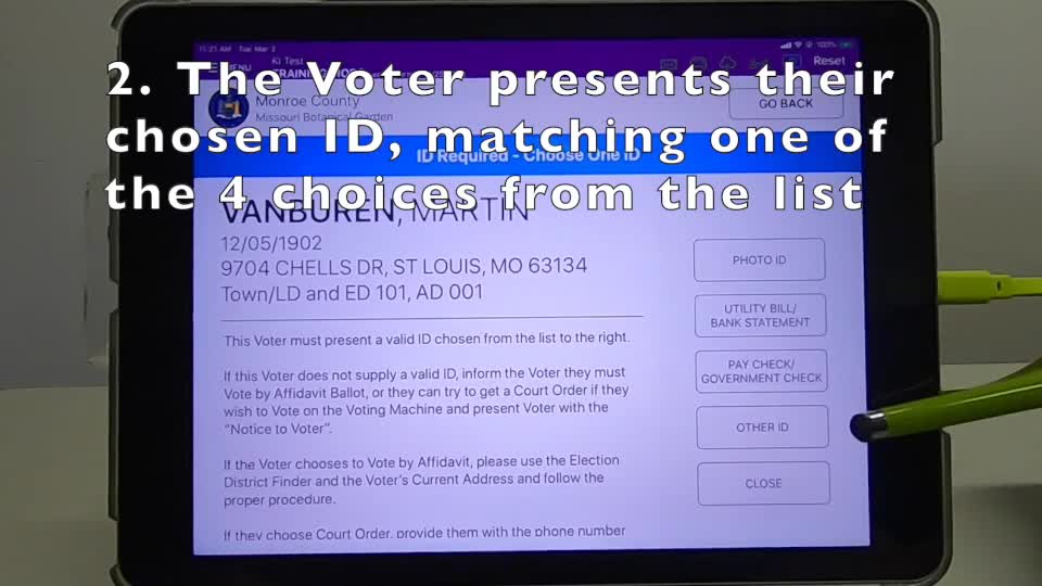 MO County - PP7 ID Required