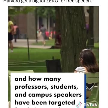 Harvard - Free Speech🚫
