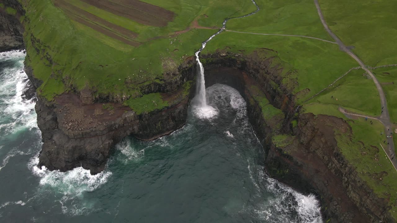 Mulafossur Falls Faroe Islands