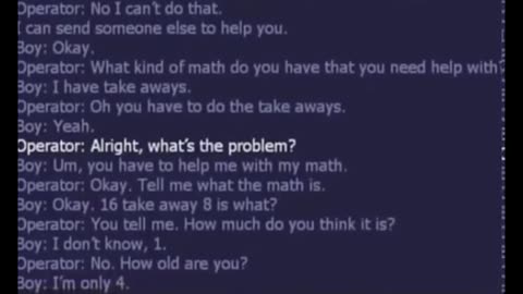 FUNNY kid calling 911 for help to solve his mathematics