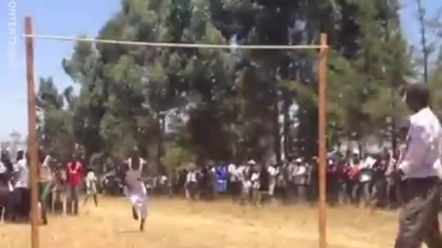 Wow how did he do that 👏 Kenya's sport day