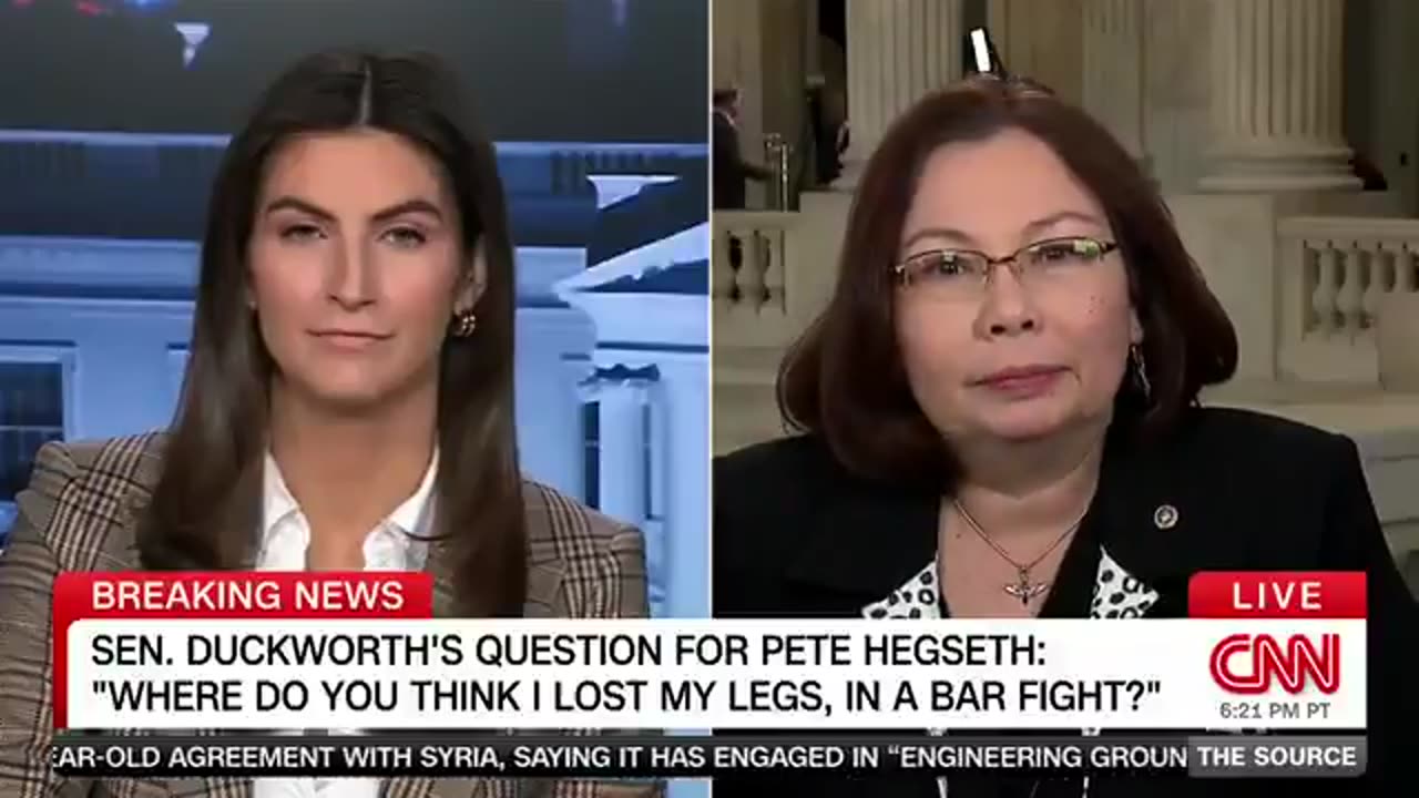 Tammy Duckworth on Pete Hegseth saying women shouldn’t serve in combat