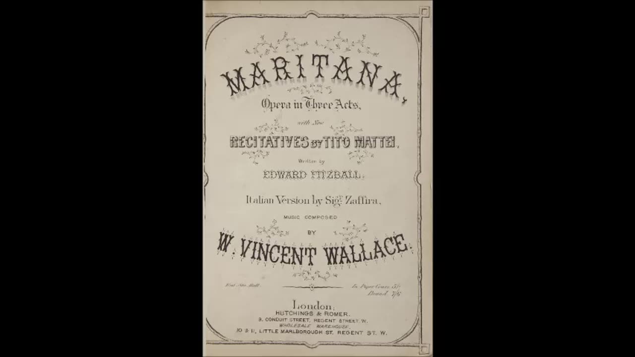 Maritana Mattei Version Recitatives Glasnevin 1976 (Disc 1)