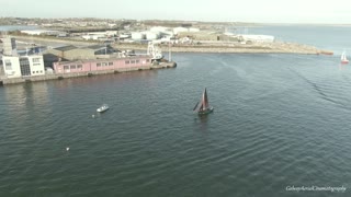 Sailing along out to Galway bay.