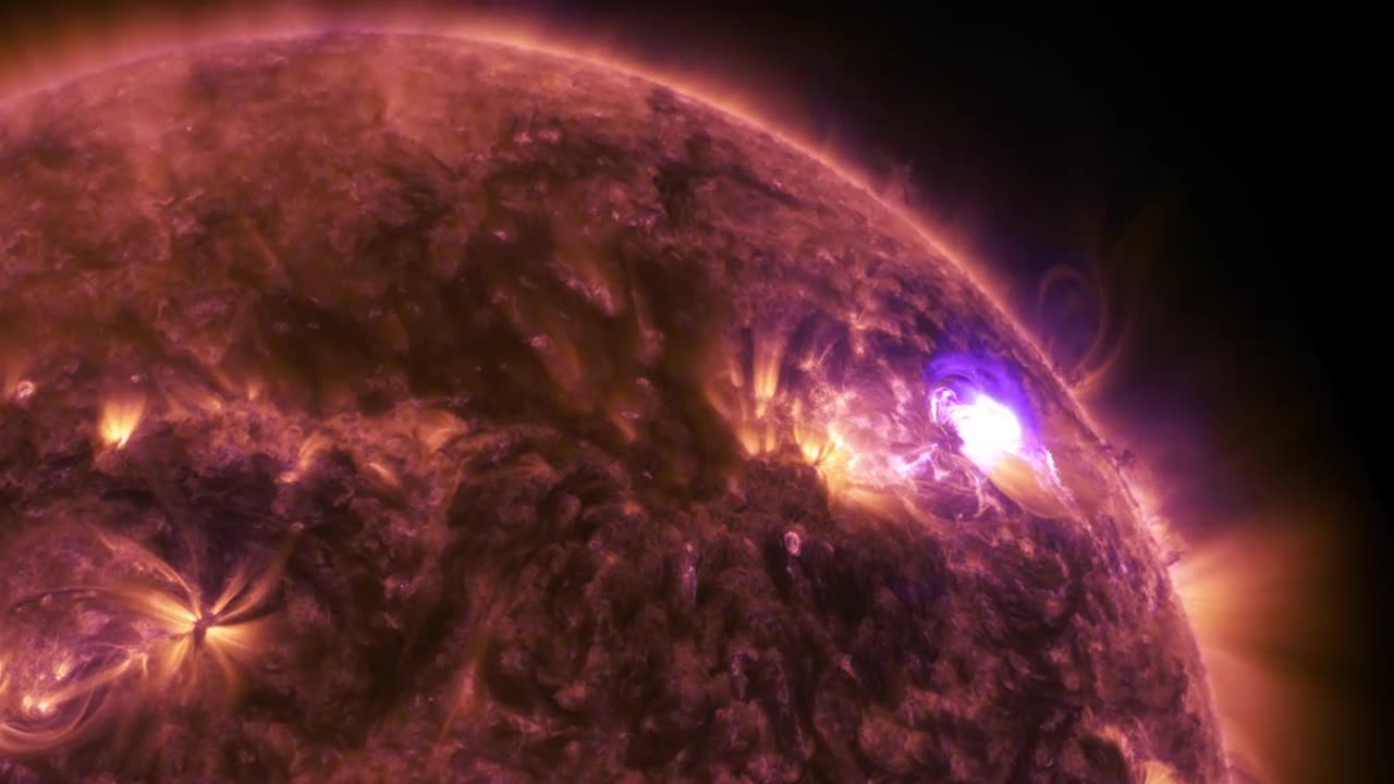 NASA’s 4K View of April 17 Solar Flare, credit to NASA