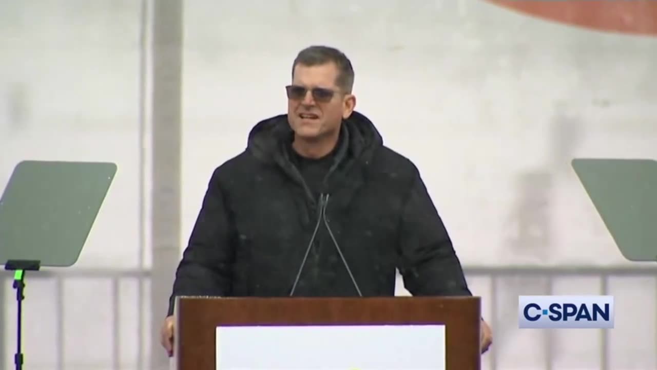 Football legend Jim Harbaugh SURPRISES "March for Life" to take pro-life stand..