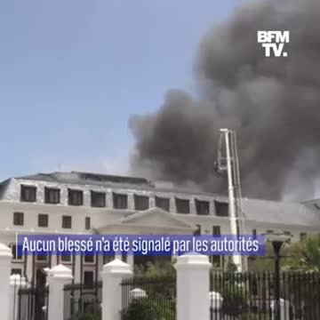 Urgent !! Assemblee Nationale en Sud Africaine detruite