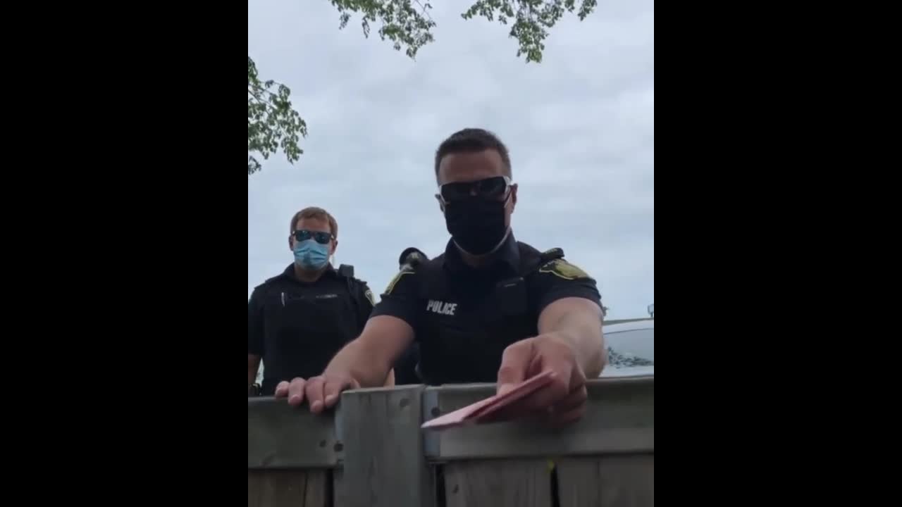 Canada Police Ticket A Group Exercising In Their Own Backyard For Violating COVID Policy