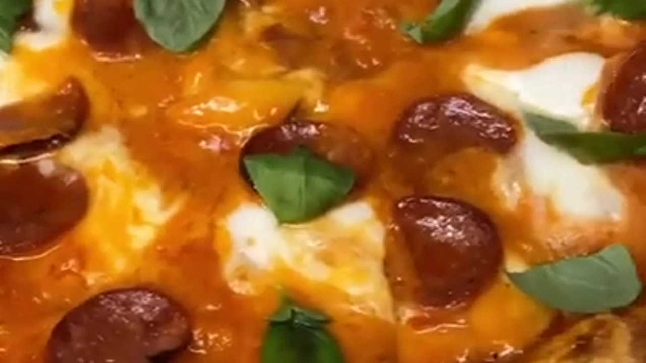 So yummy cheesy pizza