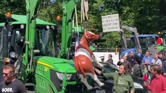 Farmer Uprising: Dutch Agriculturists Revolt Against the Government