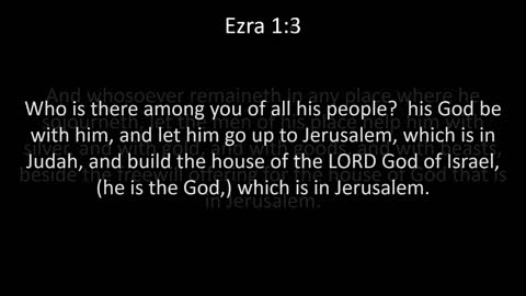 KJV Bible Ezra Chapter 1