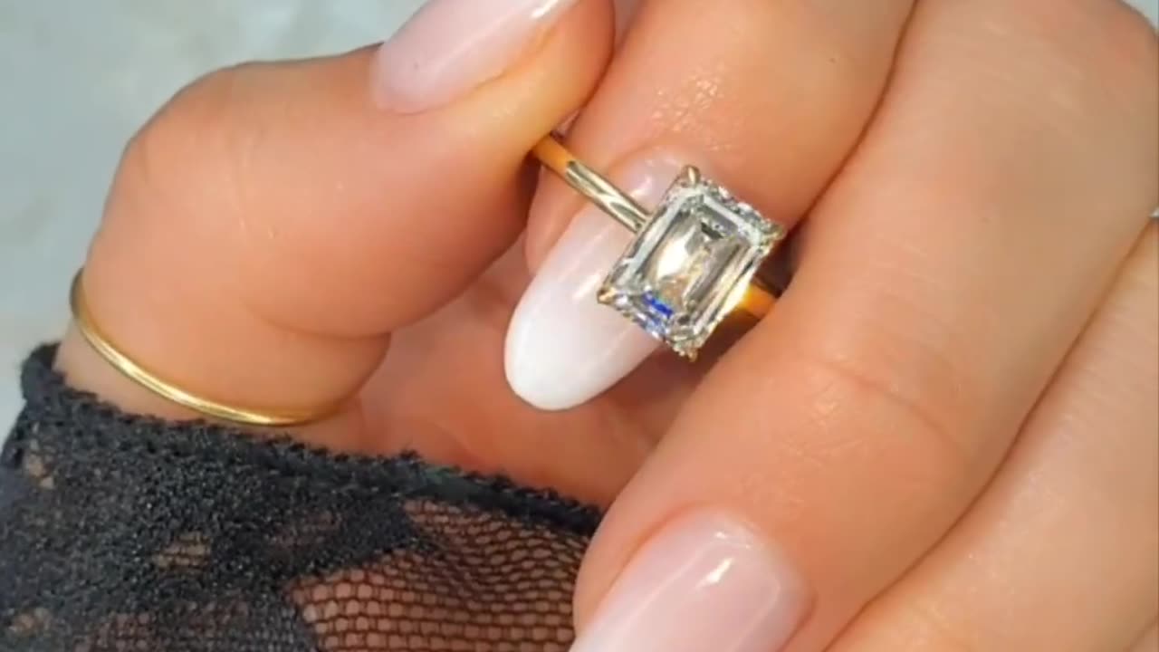 Experience Royalty With A Finely Crafted Emerald Cut Ring