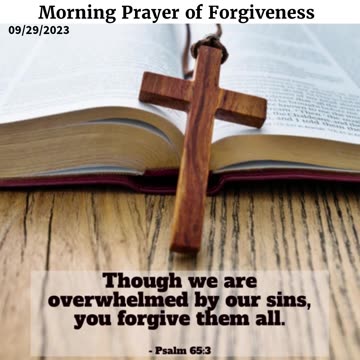 Morning Prayer of Forgiveness #youtubeshorts #godslove #jesus #blessed #grace #mercy #faith #love