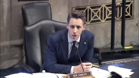 "You Deny?' Sen. Hawley Leaves Witness Speechless During Intense Questioning