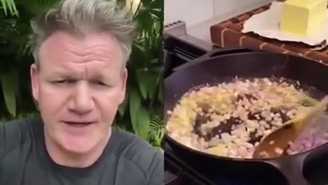 TIK TOK of Gordon Ramsey Reviewing Food