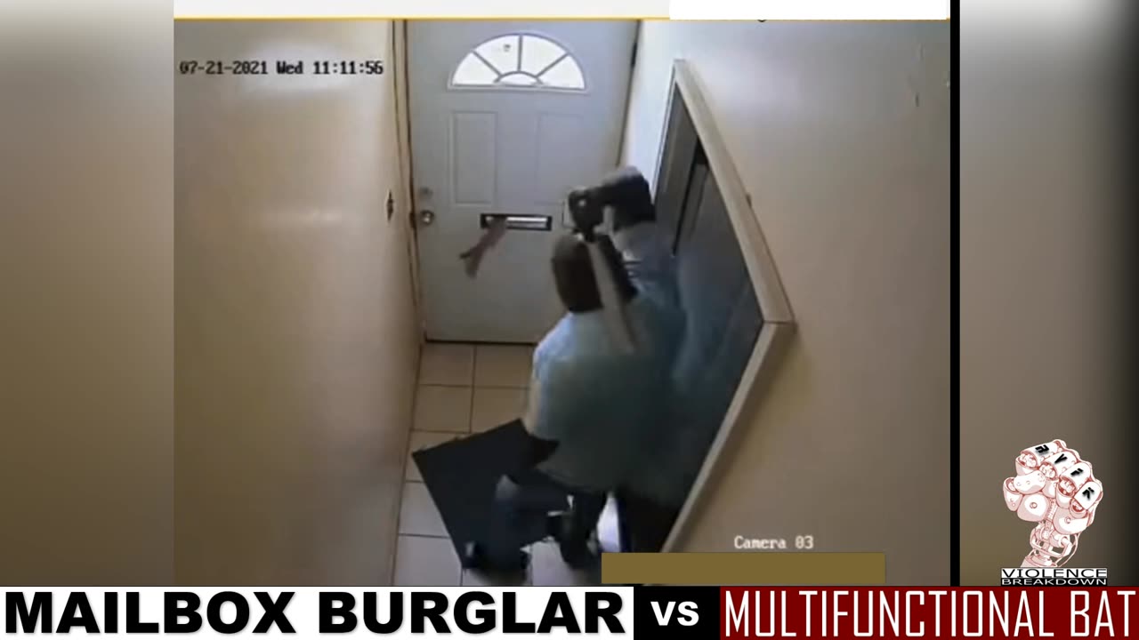 Baseball bat meets mailbox Burglar - RVFK Self-Protection