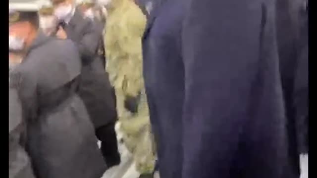 Trump military fist bump