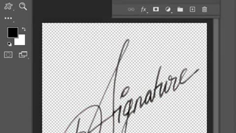 Make Your Signature Digital with Photoshop!