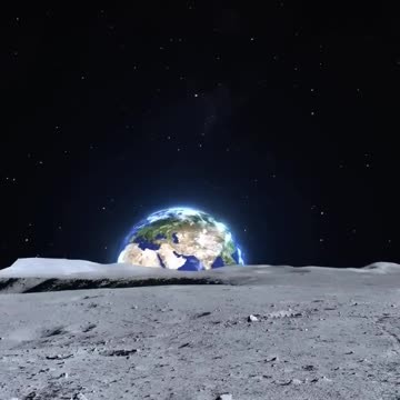 How Earth looks from Moon