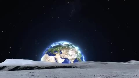 How Earth looks from Moon