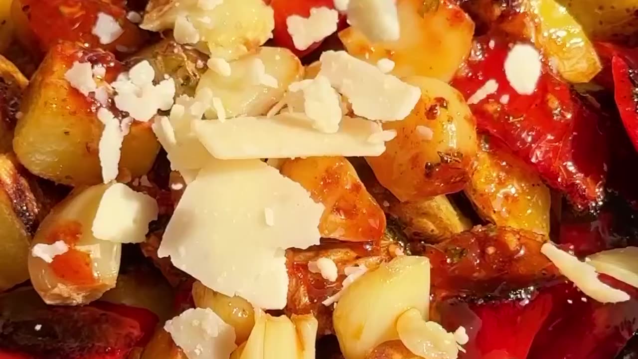 Roasted Peppers Potato Salad