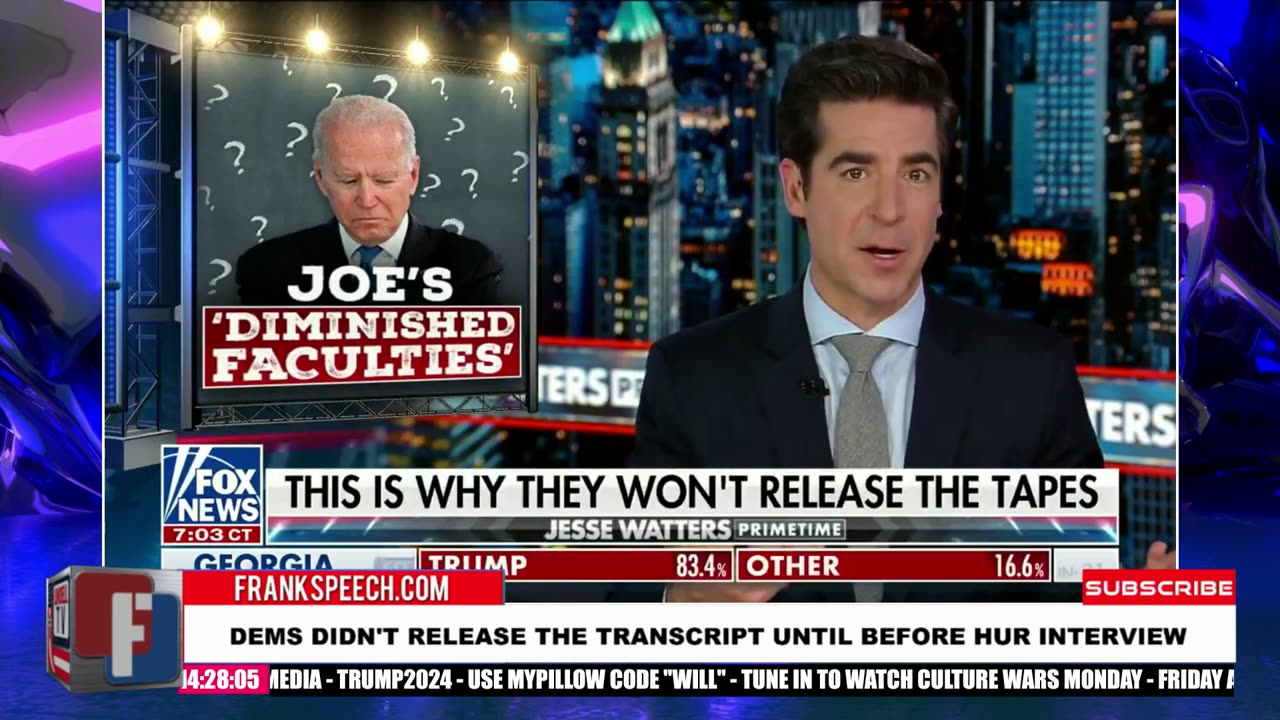 WATERS LAYS OUT J6 EVIDENCE HIDDEN