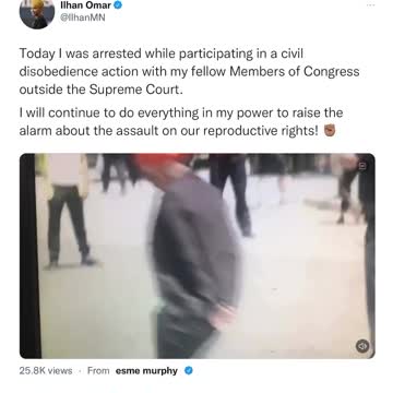 Ilhan Omar Tweets of her Arrest - Walking Alone w/ Fake Cuffs 😂